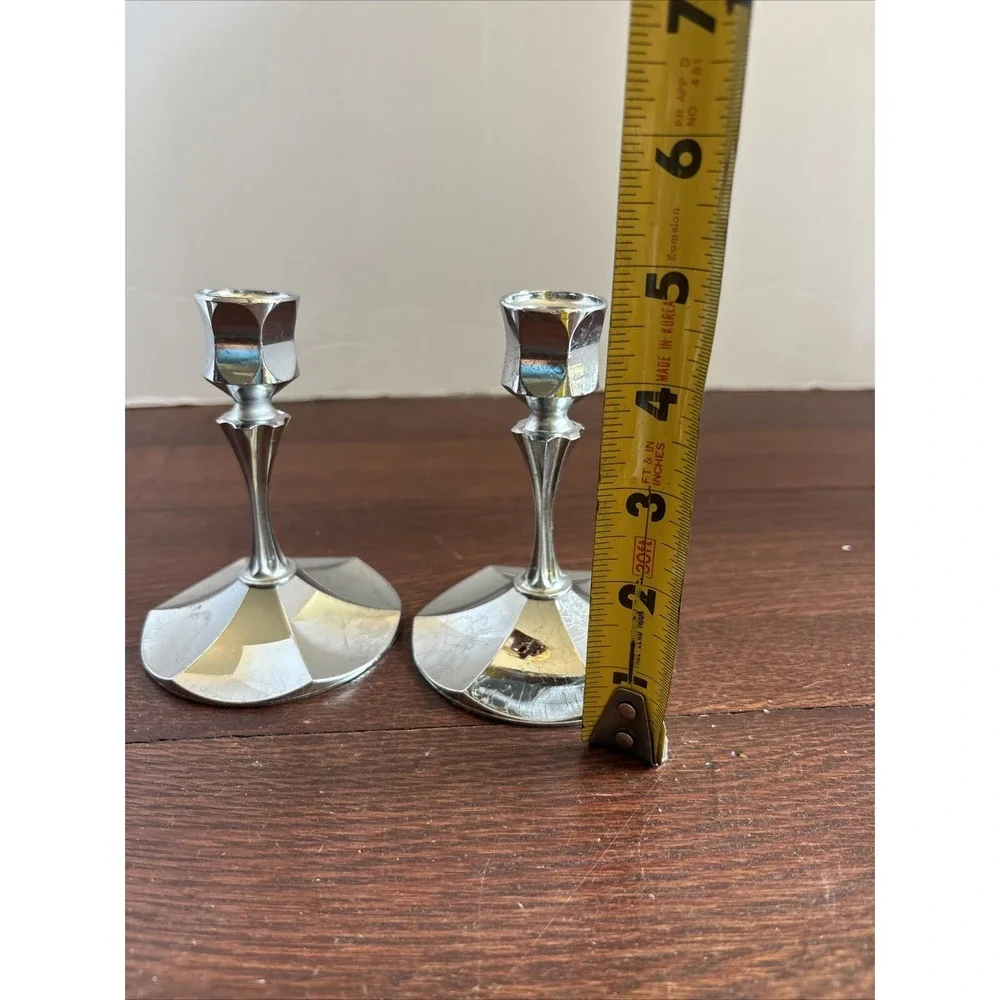 Pair IRVINWARE‎ Silvertone Chrome 4.5